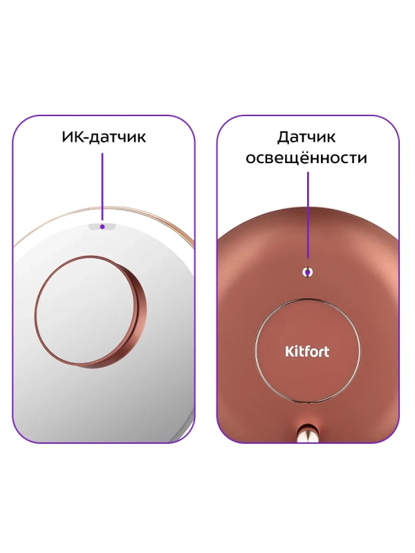 Косметическое зеркало с подсветкой и увеличением КТ-4121 Косметическое зеркало с подсветкой и увеличением КТ-4121