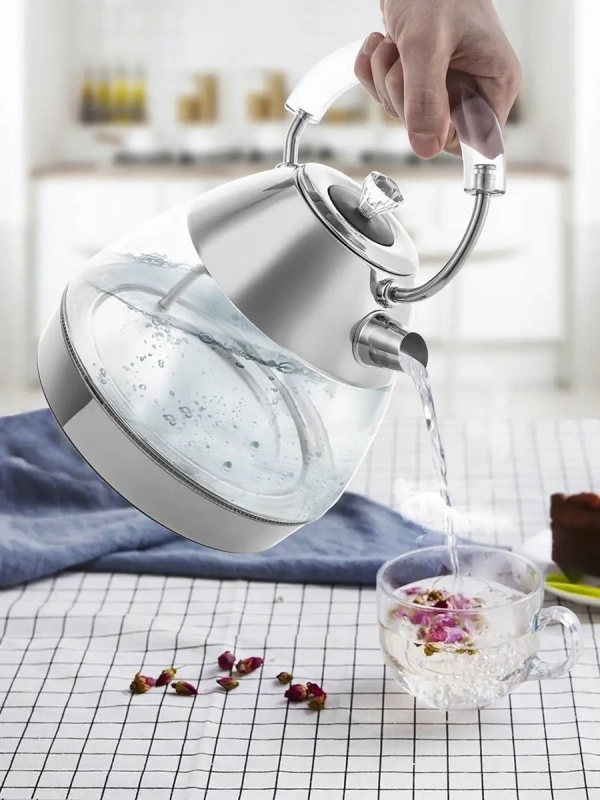 Чайник электрический стеклянный КТ-678 - 1.7 л Чайник электрический стеклянный КТ-678 - 1.7 л