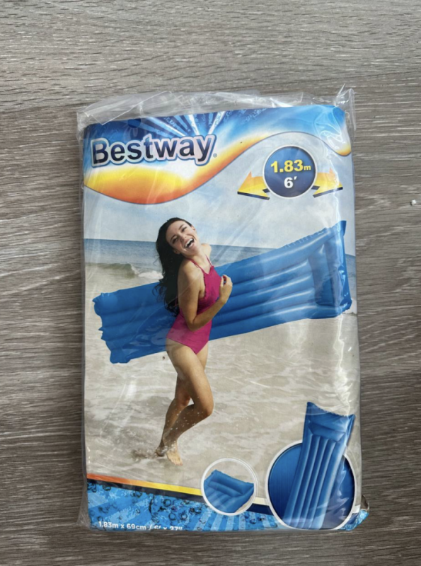 Матрас для плавания, 183 х 69 см, цвет синий Матрас для плавания, 183 х 69 см, цвет синий