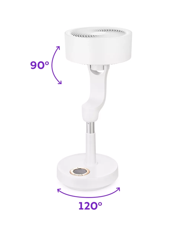 Беспроводной вентилятор настольный КТ-423 (2 в 1) 10 Вт Беспроводной вентилятор настольный КТ-423 (2 в 1) 10 Вт