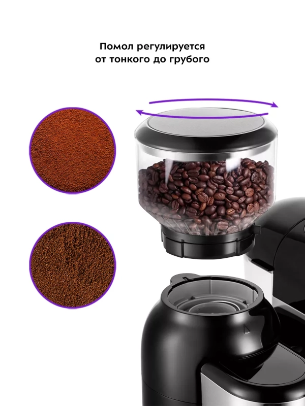 Кофейная станция кофеварка рожковая КТ-7126 - 1550 Вт