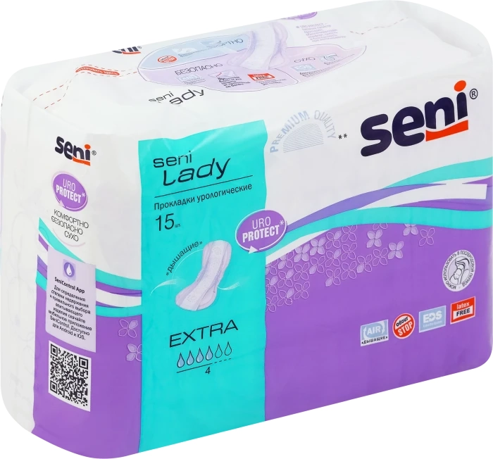 Прокладки урологические SENI LADY Exstra, 15шт Прокладки урологические SENI LADY Exstra, 15шт