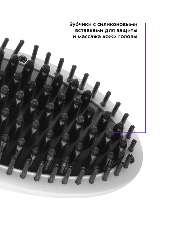 Электрическая расческа-выпрямитель для волос КТ-3219 - 50 Вт Электрическая расческа-выпрямитель для волос КТ-3219 - 50 Вт