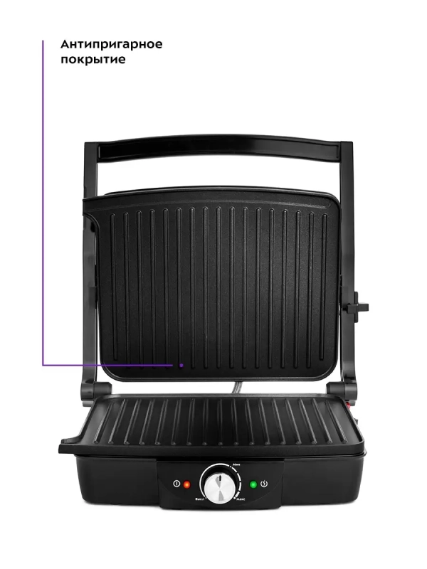 Электрогриль КТ-1656 двусторонний гриль электрический 2000Вт Электрогриль КТ-1656 двусторонний гриль электрический 2000Вт