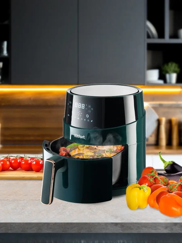 Аэрогриль электрический с решеткой КТ-2222 - 3.3 л