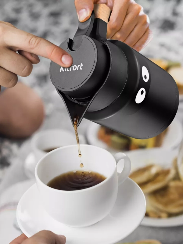 Термос для чая и кофе КТ-1237 - 1.2 л Термос для чая и кофе КТ-1237 - 1.2 л