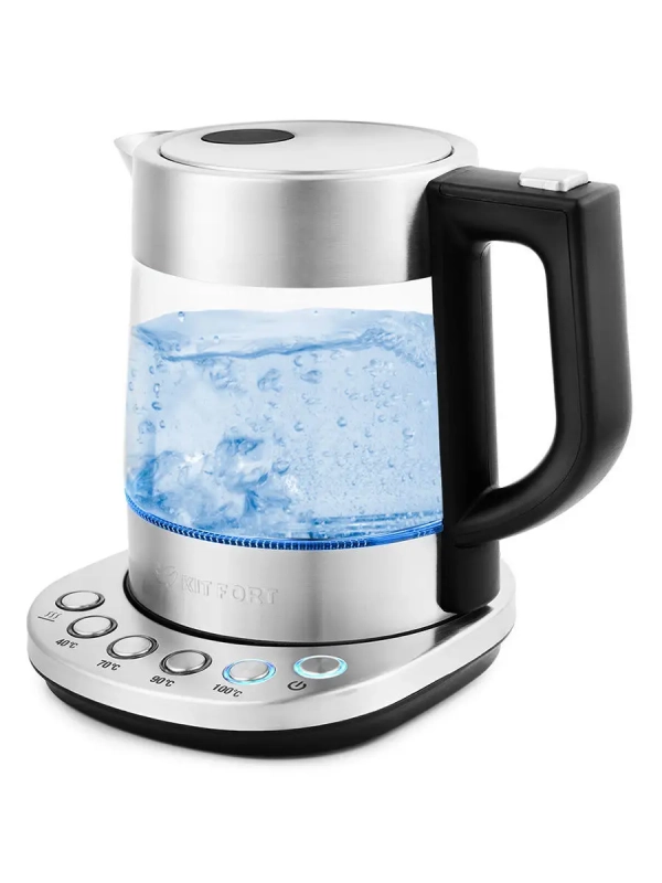 Чайник электрический маленький КТ-648 - 1 л Чайник электрический маленький КТ-648 - 1 л