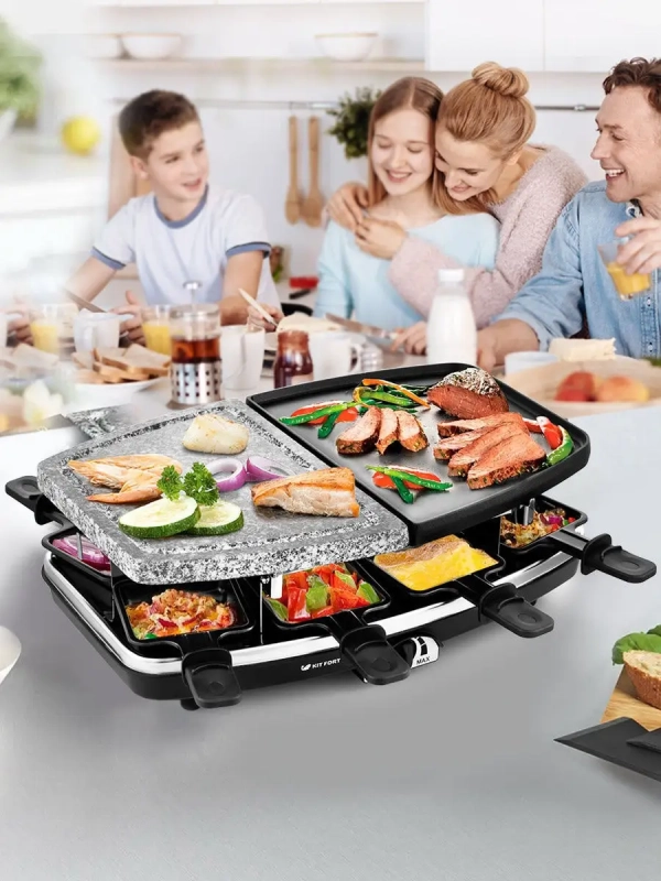 Раклетница - гриль КТ-1649 - 1200 Вт Раклетница - гриль КТ-1649 - 1200 Вт