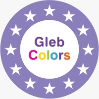 Набор пищевых Глиттеров Gleb Colors 10 цветов по 10г., шт