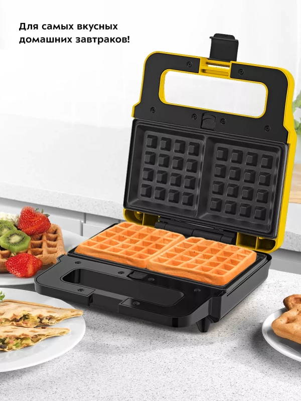 Вафельница электрическая для венских вафель КТ-3610 (3 в 1)