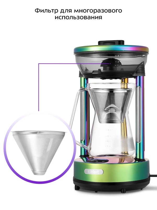 Кофеварка Кемекс КТ-7488 - 600 Вт