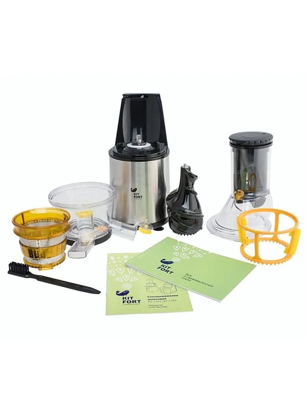 Шнековая соковыжималка электрическая КТ-1102 - 150 Вт Шнековая соковыжималка электрическая КТ-1102 - 150 Вт