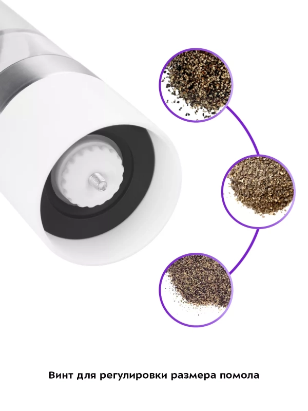 Мельница для специй ручная для соли и перца КТ-6008 Мельница для специй ручная для соли и перца КТ-6008