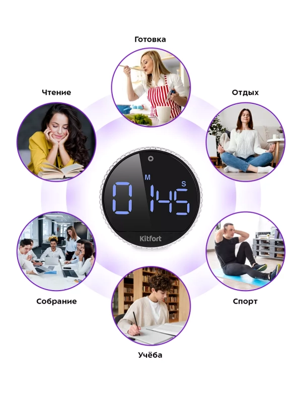 Таймер кухонный электронный КТ-3387