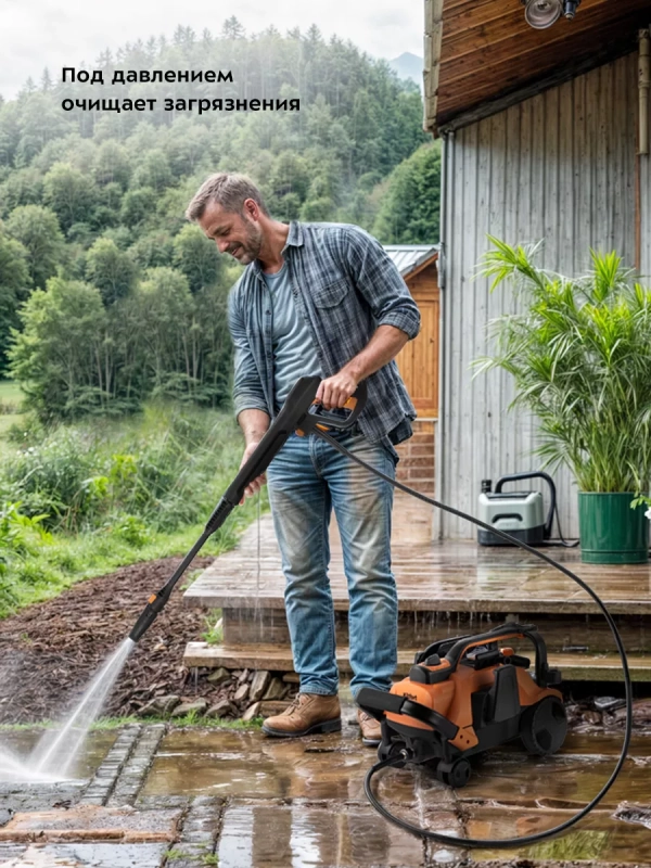 Мойка высокого давления КТ-9162 - 2200 Вт Мойка высокого давления КТ-9162 - 2200 Вт