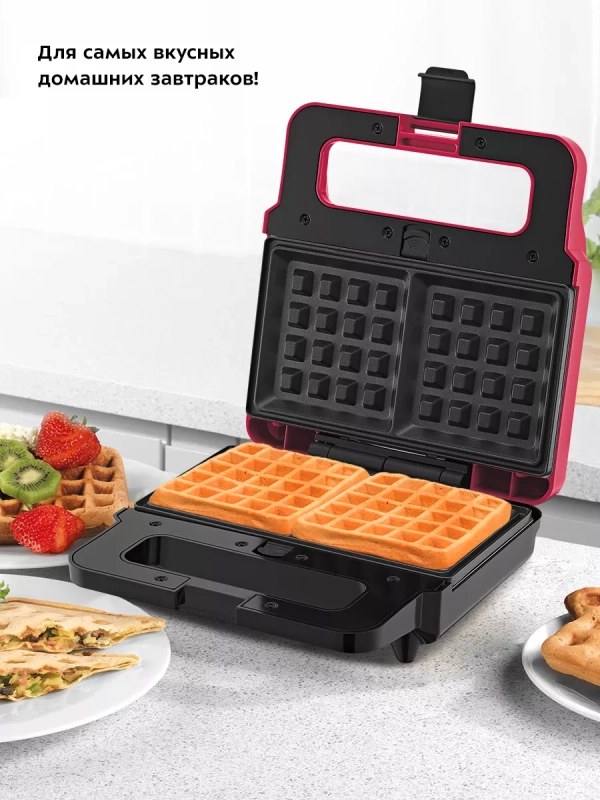 Вафельница электрическая для венских вафель КТ-3610 (3 в 1) Вафельница электрическая для венских вафель КТ-3610 (3 в 1)