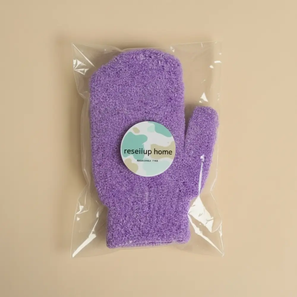 Мочалка - варежка массажная Доляна, 18&times;12 см, МИКС