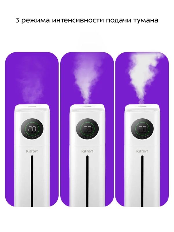 Увлажнитель воздуха для дома с УФ-лампой КТ-3853 - 25 Вт Увлажнитель воздуха для дома с УФ-лампой КТ-3853 - 25 Вт