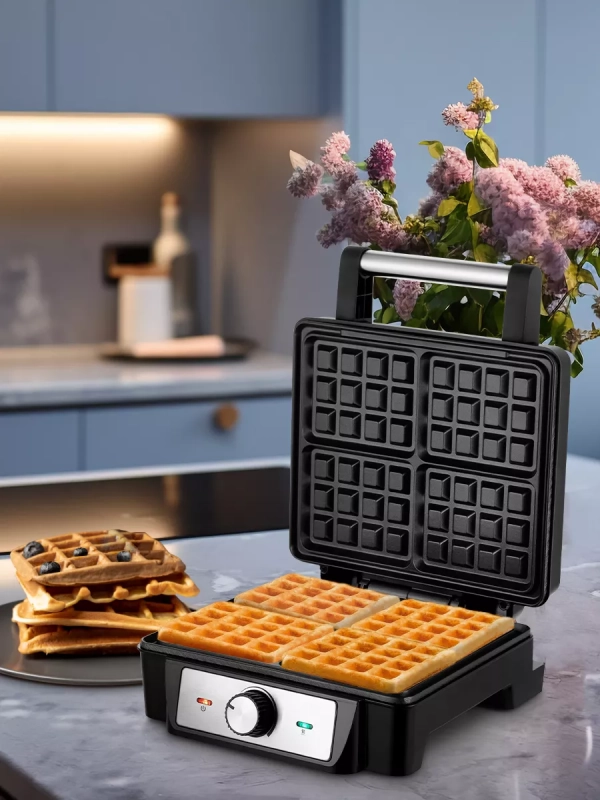 Вафельница электрическая для венских вафель КТ-3607 Вафельница электрическая для венских вафель КТ-3607