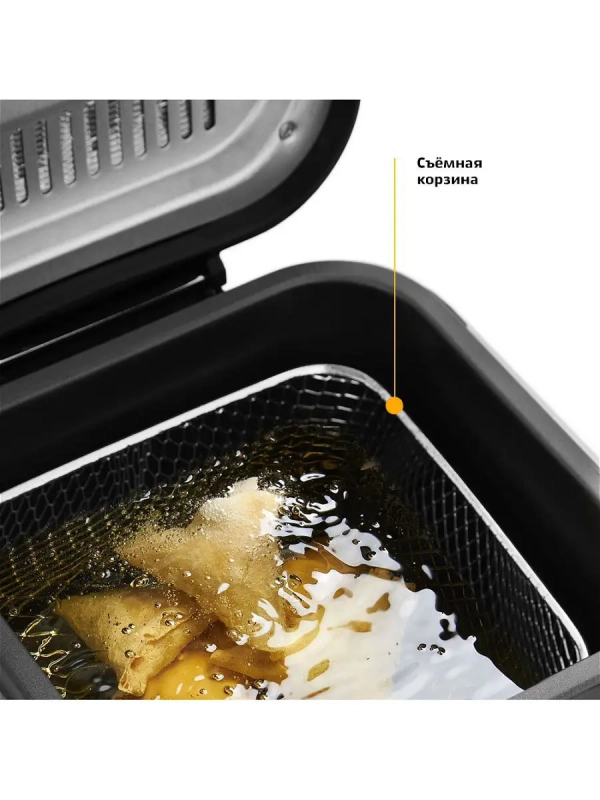 Фритюрница электрическая с чашей для фри КТ-2017 Фритюрница электрическая с чашей для фри КТ-2017