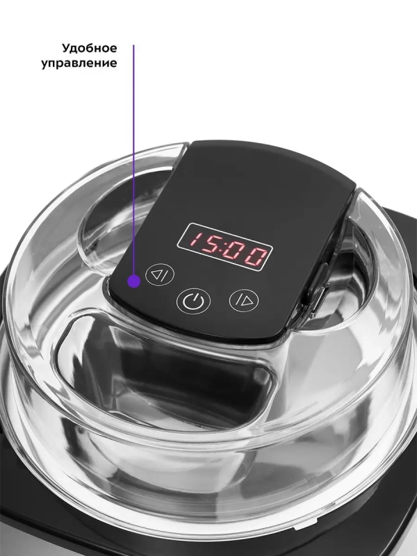 Мороженица электрическая КТ-1809 - 12 Вт - 2 л