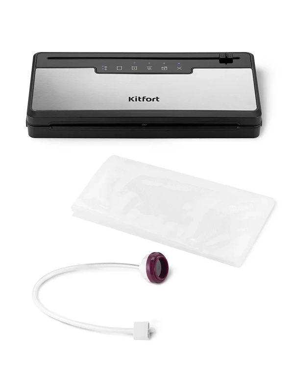 Вакууматор вакуумный упаковщик для продуктов КТ-1555 110 Вт