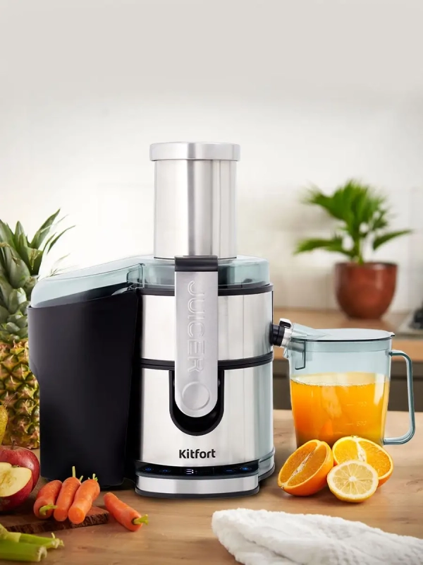 Центробежная соковыжималка электрическая КТ-1120 - 800 Вт Центробежная соковыжималка электрическая КТ-1120 - 800 Вт