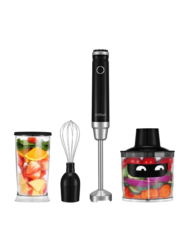 Блендер погружной КТ-3502 измельчитель 2 чаши 400 Вт Блендер погружной КТ-3502 измельчитель 2 чаши 400 Вт
