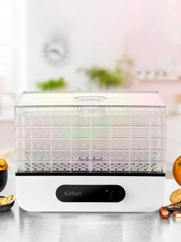 Сушилка для фруктов и овощей КТ-1961 - 400 Вт Сушилка для фруктов и овощей КТ-1961 - 400 Вт