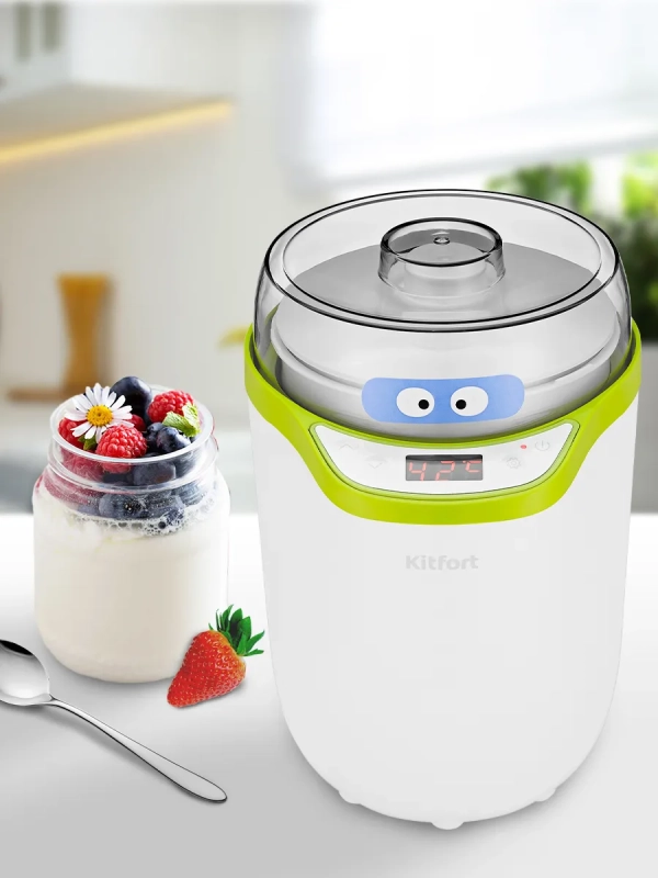 Йогуртница электрическая КТ-2077 25 Вт 1,8 л Йогуртница электрическая КТ-2077 25 Вт 1,8 л
