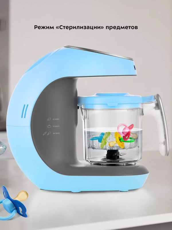 Пароварка-блендер для детского питания КТ-2322 - 300 Вт Пароварка-блендер для детского питания КТ-2322 - 300 Вт