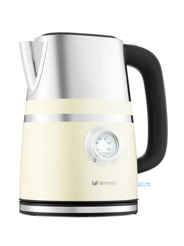 Чайник электрический металлический КТ-670 - 1.7 л Чайник электрический металлический КТ-670 - 1.7 л