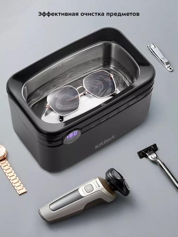 Ультразвуковая мойка для украшений КТ-6291 - 70 Вт Ультразвуковая мойка для украшений КТ-6291 - 70 Вт