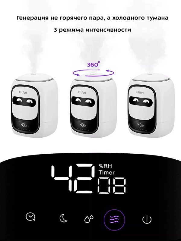 Увлажнитель воздуха для дома КТ-2878 - 25 Вт Увлажнитель воздуха для дома КТ-2878 - 25 Вт