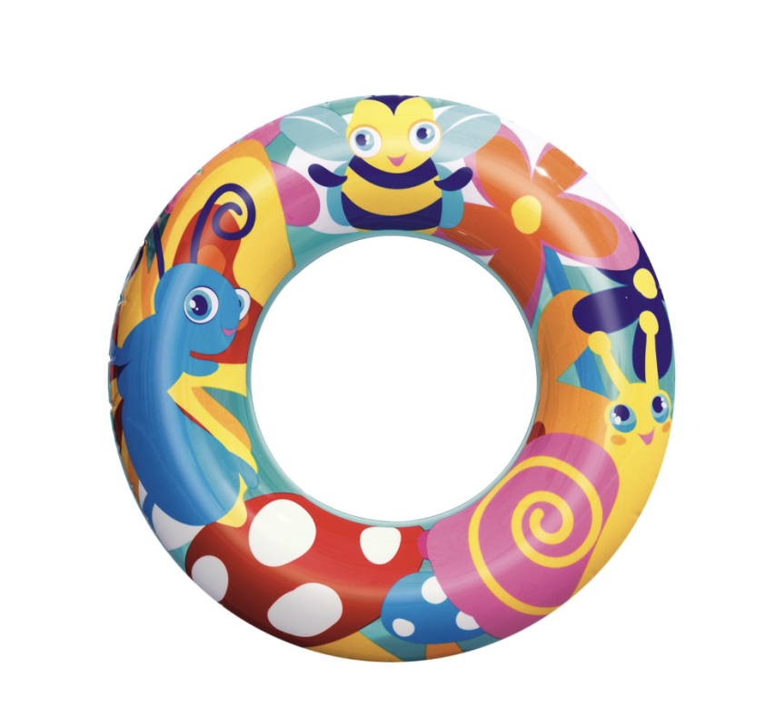 Круг надувной для плавания «Морской мир», d=56 см, насекомые Круг надувной для плавания «Морской мир», d=56 см, насекомые