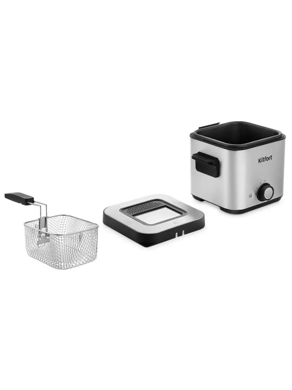 Фритюрница электрическая КТ-4075 - 800-900 Вт Фритюрница электрическая КТ-4075 - 800-900 Вт