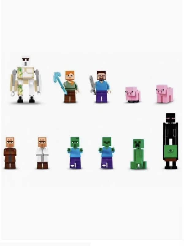 Конструктор My World Minecraft Большая деревня 1600 деталей Конструктор My World Minecraft Большая деревня 1600 деталей