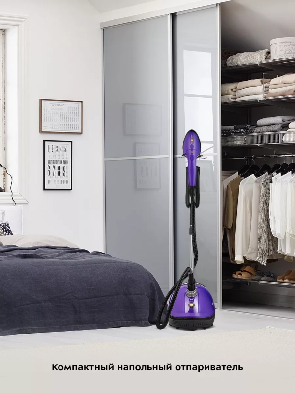 Отпариватель вертикальный для одежды КТ-9123 - 1960 Вт Отпариватель вертикальный для одежды КТ-9123 - 1960 Вт