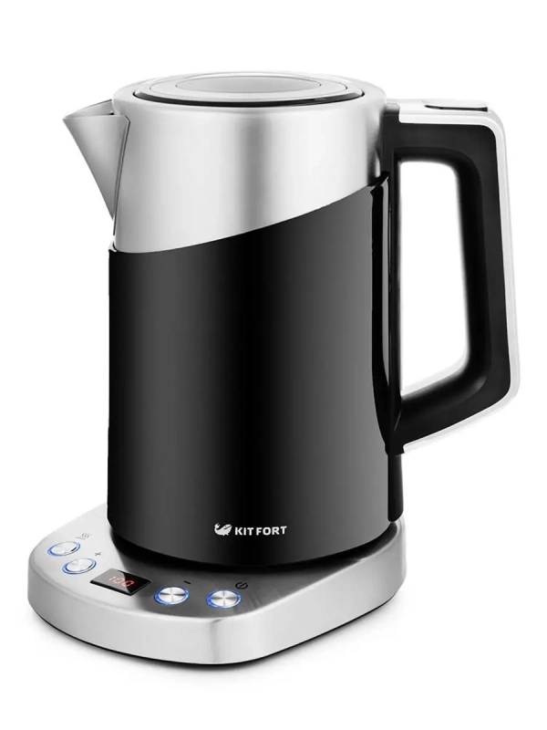 Чайник электрический металлический КТ-660 - 1.7 л Чайник электрический металлический КТ-660 - 1.7 л
