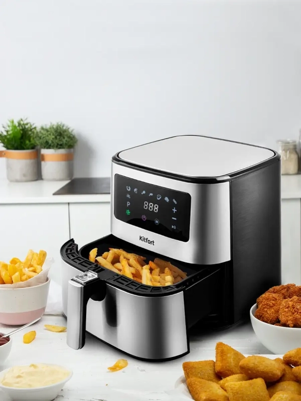 Аэрогриль электрический КТ-2228 - 5.5 л 1700 Вт Аэрогриль электрический КТ-2228 - 5.5 л 1700 Вт