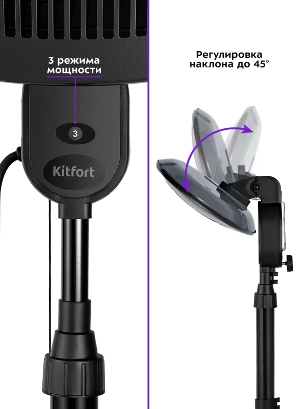 Инфракрасный обогреватель электрический КТ-2714 - 2000 Вт Инфракрасный обогреватель электрический КТ-2714 - 2000 Вт