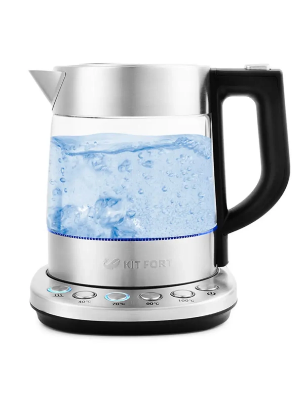 Чайник электрический маленький КТ-648 - 1 л Чайник электрический маленький КТ-648 - 1 л