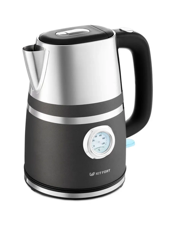 Чайник электрический металлический КТ-670 - 1.7 л Чайник электрический металлический КТ-670 - 1.7 л