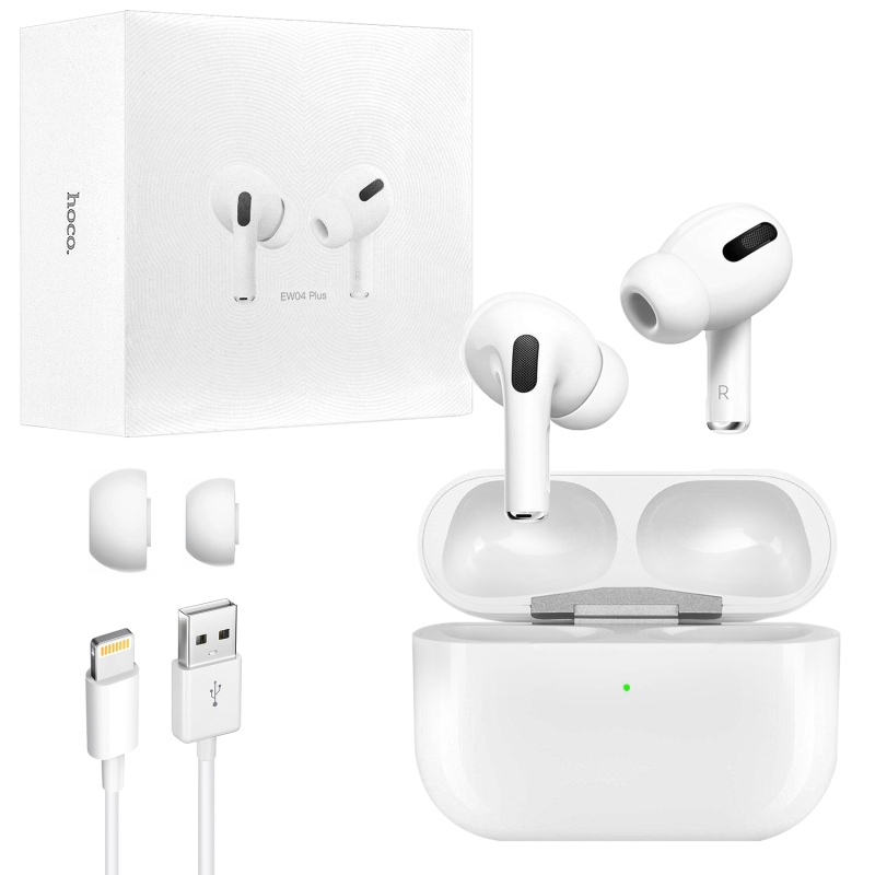 Гарнитура EW04 Plus Bluetooth True Wireless Stereo Headset HOCO белая Гарнитура EW04 Plus Bluetooth True Wireless Stereo Headset HOCO белая
