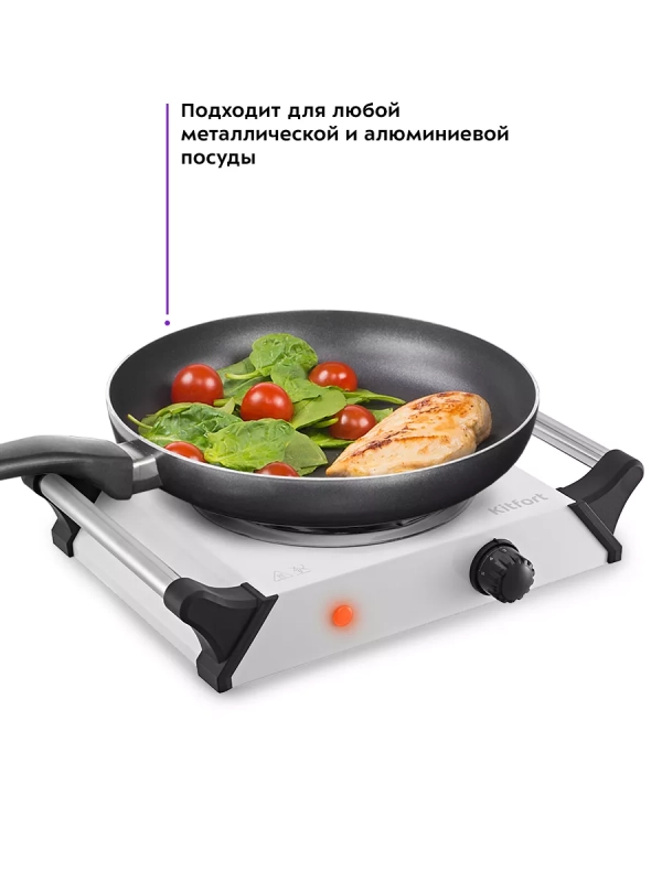 Электрическая плита настольная КТ-182 - 1000 Вт