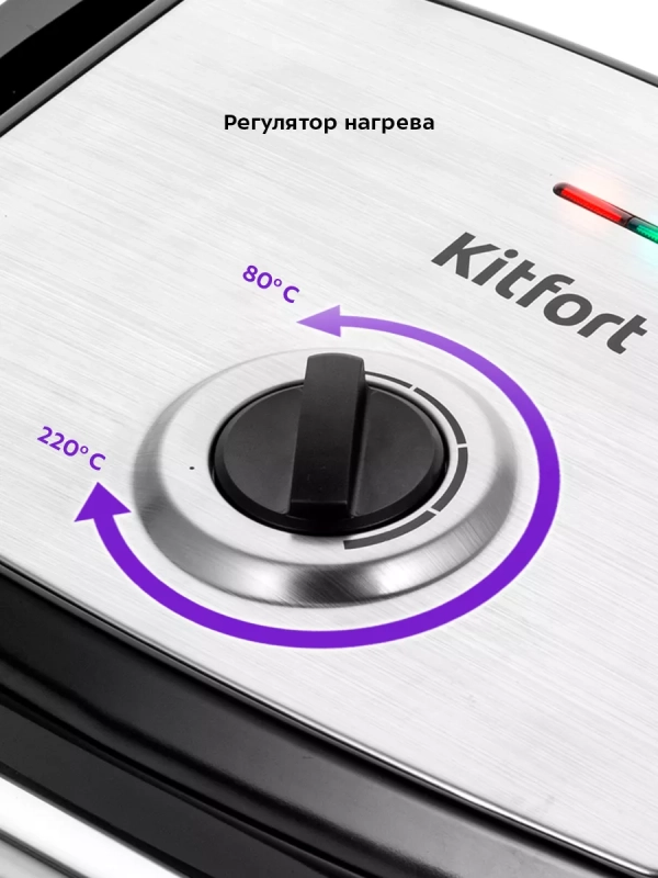 Электрогриль КТ-3613 двусторонний гриль электрический 2200Вт Электрогриль КТ-3613 двусторонний гриль электрический 2200Вт