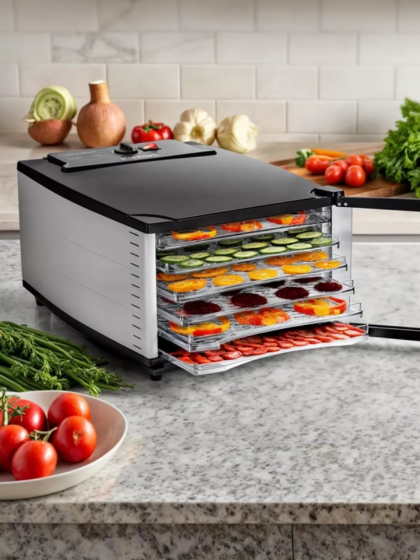 Сушилка для овощей и фруктов КТ-1969 - 800 Вт Сушилка для овощей и фруктов КТ-1969 - 800 Вт