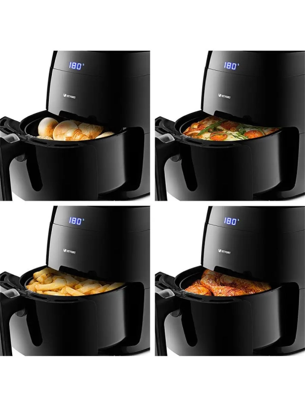 Аэрогриль электрическая с поддоном КТ-2202 - 3.2 л 1500 Вт