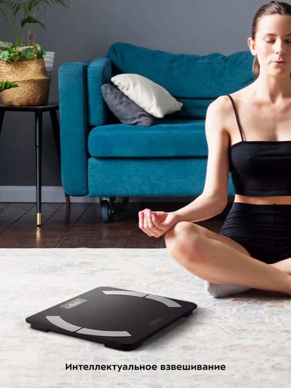 Весы напольные электронные умные КТ-814