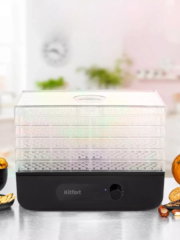 Сушилка для фруктов и овощей КТ-1961 - 400 Вт Сушилка для фруктов и овощей КТ-1961 - 400 Вт